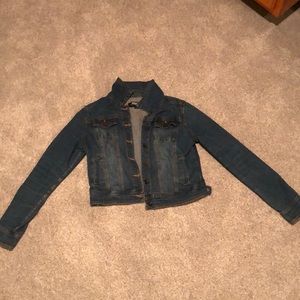Jean jacket, blue denim